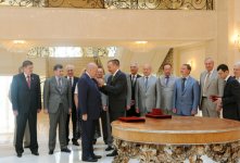Azerbaijan`s President receives Russian delegation led by chairman of State Duma (PHOTO)