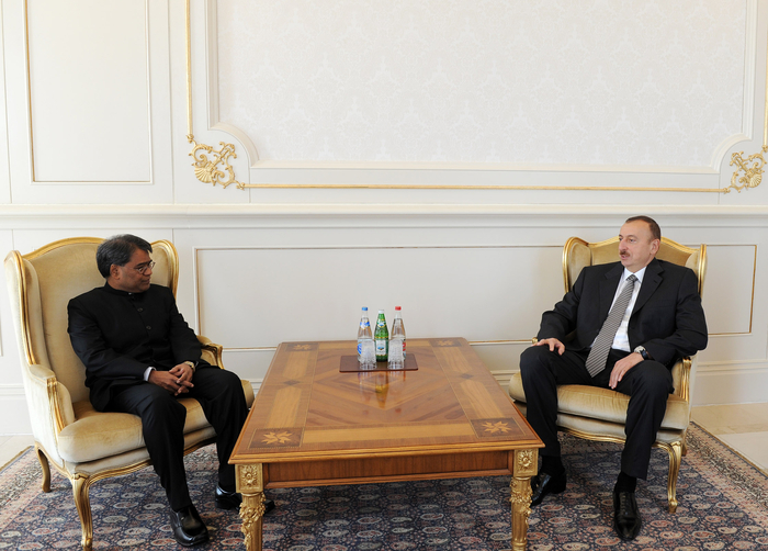 Azerbaijani President receives credentials of incoming Indian ambassador