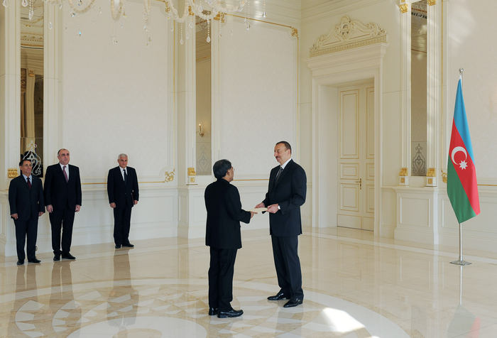 Azerbaijani President receives credentials of incoming Indian ambassador