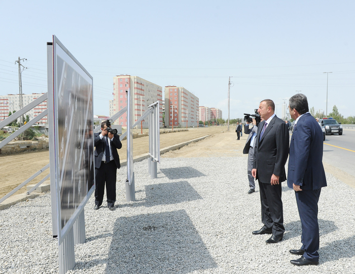 President Ilham Aliyev visits site of new park to be built in Sahil district of Garadagh region (PHOTO)