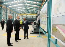 Azerbaijani President inaugurates Garadag Metal Constructions Plant (PHOTO)