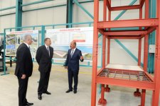 Azerbaijani President inaugurates Garadag Metal Constructions Plant (PHOTO)