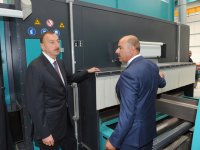 Azerbaijani President inaugurates Garadag Metal Constructions Plant (PHOTO)