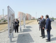 President Ilham Aliyev visits site of new park to be built in Sahil district of Garadagh region (PHOTO)