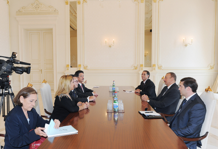 Azerbaijani President receives vice-president of Mexican Senate
