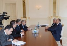 Azerbaijani President receives Turkish delegation lead by Transport, Navigation and Communication Minister