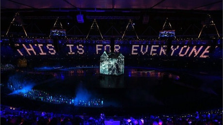 Azerbaijani President and his spouse attend the Opening Ceremony of London 2012 Olympic Games (PHOTO)