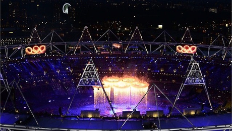 Azerbaijani President and his spouse attend the Opening Ceremony of London 2012 Olympic Games (PHOTO)