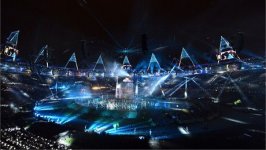 Azerbaijani President and his spouse attend the Opening Ceremony of London 2012 Olympic Games (PHOTO)