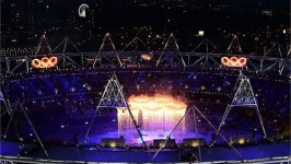 Azerbaijani President and his spouse attend the Opening Ceremony of London 2012 Olympic Games (PHOTO)