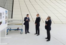 Azerbaijani President visits Heydar Aliyev Center (PHOTO)