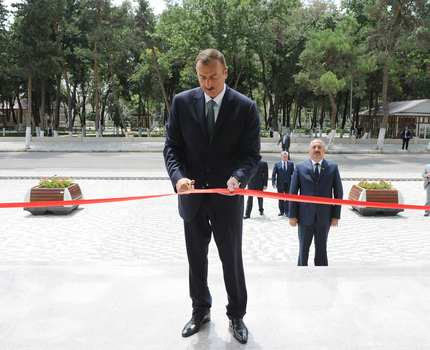 Azerbaijani President inaugurates Heydar Aliyev Art Center in Jalilabad (PHOTO)