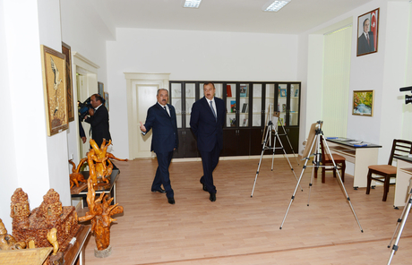 Azerbaijani President inaugurates Heydar Aliyev Art Center in Jalilabad (PHOTO)