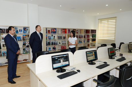 Azerbaijani President inaugurates newly reconstructed Heydar Aliyev Center in Lankaran (PHOTO)
