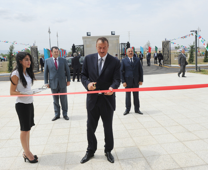 President Ilham Aliyev opens Jalilabad Olympic Sports Complex (PHOTO)