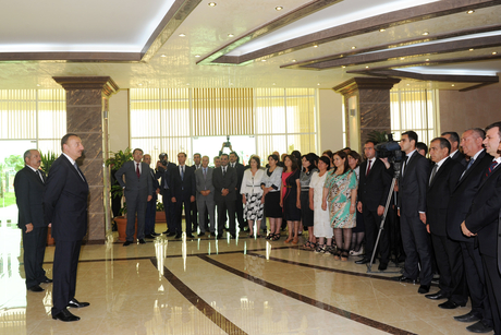 President Ilham Aliyev opens Jalilabad Olympic Sports Complex (PHOTO)