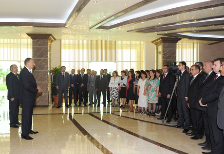 President Ilham Aliyev opens Jalilabad Olympic Sports Complex (PHOTO)