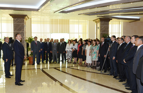 President Ilham Aliyev opens Jalilabad Olympic Sports Complex (PHOTO)