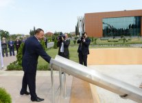 Azerbaijani President attends ceremony of laying foundation stone of Youth Center in Lankaran region (PHOTO)