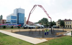 Azerbaijani President attends ceremony of laying foundation stone of Youth Center in Lankaran region (PHOTO)