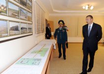 Azerbaijani President opens newly reconstructed Lankaran frontier troops garrison (PHOTO)