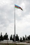 Azerbaijani President gets acquainted with Flag Square in Lankaran region (PHOTO)