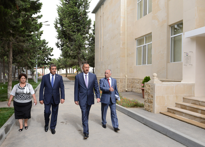 President Ilham Aliyev inspects newly-reconstructed orphanage and kindergarten No 268 in Bulbule (PHOTO)