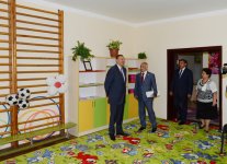 President Ilham Aliyev inspects newly-reconstructed orphanage and kindergarten No 268 in Bulbule (PHOTO)