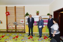 President Ilham Aliyev inspects newly-reconstructed orphanage and kindergarten No 268 in Bulbule (PHOTO)