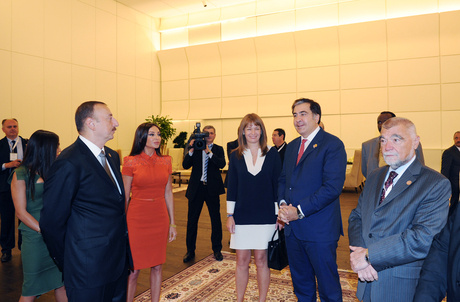 Azerbaijani President and his spouse attend Crans Montana Forum in Baku (PHOTO)