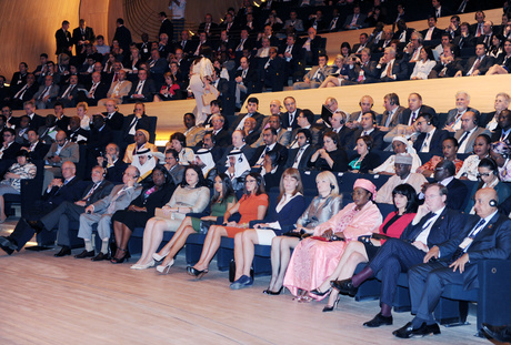 Azerbaijani President and his spouse attend Crans Montana Forum in Baku (PHOTO)