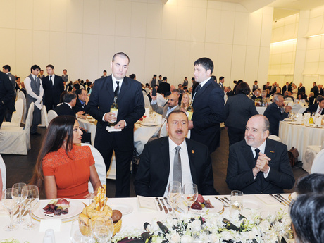Azerbaijani President and his spouse attend Crans Montana Forum in Baku (PHOTO)
