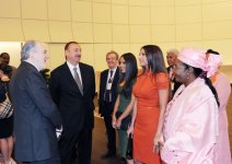 Azerbaijani President and his spouse attend Crans Montana Forum in Baku (PHOTO)