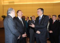 Azerbaijani President and his spouse attend Crans Montana Forum in Baku (PHOTO)