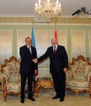 Presidents of Azerbaijan and Belarus meet one-on-one (PHOTO)