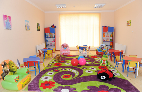President Ilham Aliyev opens secondary school and kindergarten (PHOTO)