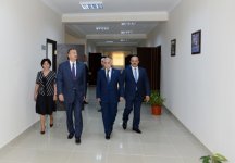 President Ilham Aliyev opens secondary school and kindergarten (PHOTO)