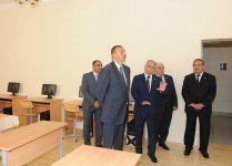 Azerbaijani President inspects Intellect school-lyceum and secondary school in Baku (PHOTO)