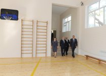 Azerbaijani President inspects Intellect school-lyceum and secondary school in Baku (PHOTO)