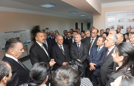 President Ilham Aliyev opens new residential area for 423 IDP families in Shaki (PHOTO)