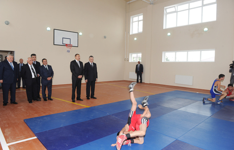 President Ilham Aliyev opens new residential area for 423 IDP families in Shaki (PHOTO)