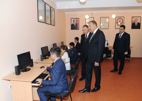 President Ilham Aliyev opens new residential area for 423 IDP families in Shaki (PHOTO)