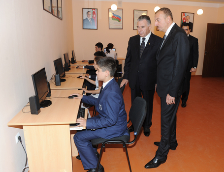 President Ilham Aliyev opens new residential area for 423 IDP families in Shaki (PHOTO)