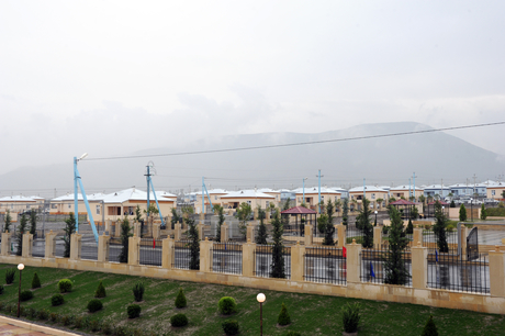 President Ilham Aliyev opens new residential area for 423 IDP families in Shaki (PHOTO)