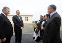 President Ilham Aliyev opens new residential area for 423 IDP families in Shaki (PHOTO)