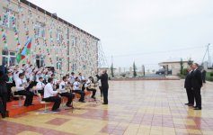 President Ilham Aliyev opens new residential area for 423 IDP families in Shaki (PHOTO)