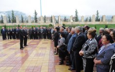 President Ilham Aliyev opens new residential area for 423 IDP families in Shaki (PHOTO)