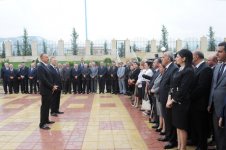 President Ilham Aliyev opens new residential area for 423 IDP families in Shaki (PHOTO)