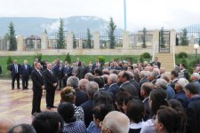 President Ilham Aliyev opens new residential area for 423 IDP families in Shaki (PHOTO)
