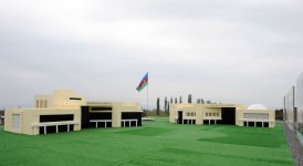 Azerbaijani President lays foundations stone for Heydar Aliyev Center in Shaki (PHOTO)